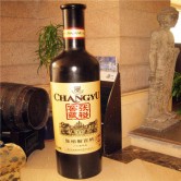 仿真大型紅酒瓶雕塑