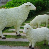 景區仿真小羊雕塑