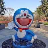 玻璃鋼動漫貓雕塑