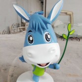 玻璃鋼驢子雕塑